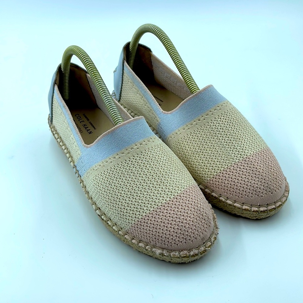 Cole Haan Cloudfeel Stitchlite Espadrille Leather Back Slip On Shoe Halogen